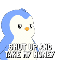 Black Friday Want Sticker by Pudgy Penguins