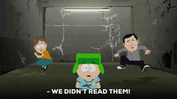 scared kyle broflovski GIF by South Park 