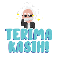 Thanks Thank You Sticker by Titik Pintar