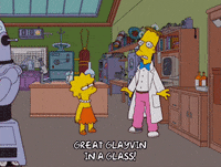shocked lisa simpson GIF