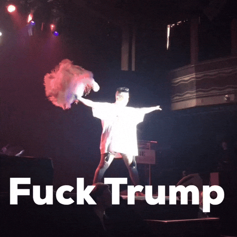 fuck trump GIF by Obie Awards