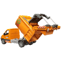 brudertoyshop garbage mercedes benz bruder garbage truck Sticker