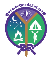 Scouts Encasa Sticker by Pioneros y Pioneras - Chile
