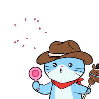 I Love You Cat Sticker by Silly Kitties