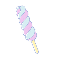 Ice Cream Pastel Colors Sticker