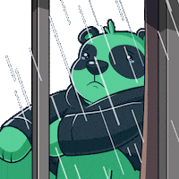 Sad Rainy Day Sticker by SuperVerse