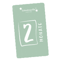 Baby Two Months Sticker by schmatzepuffer_kreative_ideen