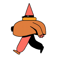 Run Walking Sticker