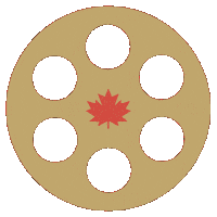 Maple Leaf Gold Sticker by Windsor Film Festival