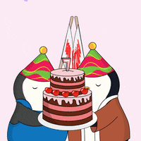 Celebrate Happy Birthday GIF by Pudgy Penguins
