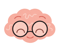 BrainGardening smile positive smart brain Sticker