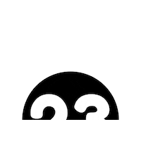 Number Blanco Sticker