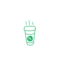 los angeles coffee Sticker by Highly Likely