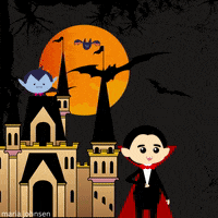 Halloween Ghost GIF by Maria Johnsen