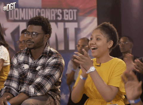 Feliz Reaccion GIF by Dominicana's Got Talent