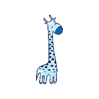 Giraffe Nutricia Sticker by Intracto