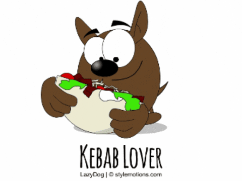 Hungry Lazy Dog GIF by stylemotions