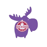Moose Madeincanada Sticker by PurpleMoose