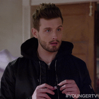 confused look GIF by YoungerTV