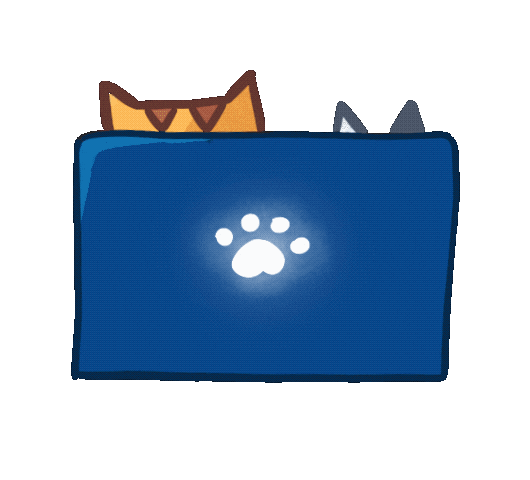 Work Cats Sticker