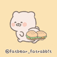 fatbear_fatrabbit dance hungry burger twerking GIF