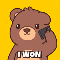 Teddy Bear Win GIF by BEARISH