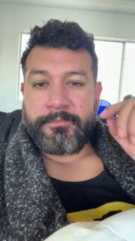 jamesquintanilla hello good morning morning bed head GIF