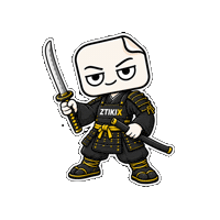 Martial Arts Warrior Sticker by ZTIKIX