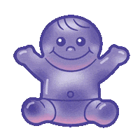 Happy Jelly Baby Sticker by heehee.m