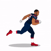 Run Fast New England Patriots GIF by SportsManias