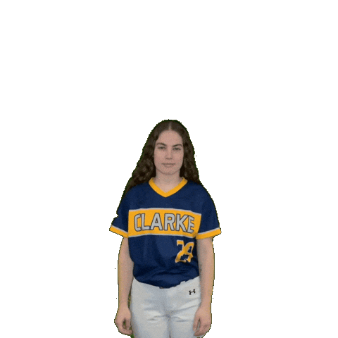 Clarke Softball Sticker by Clarke University