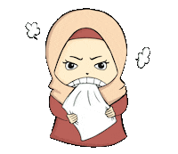 Angry Hijab Sticker