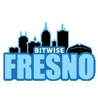 Downtown Fresno Sticker by Bitwise Industries