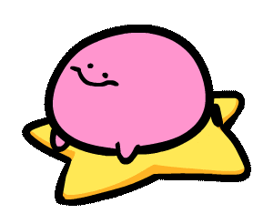 Thevishisland pink sticker star spin Sticker