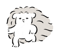 Run Hedgehog Sticker