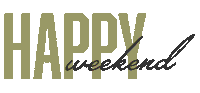 Friday Weekend Sticker by Huddle Design Studio
