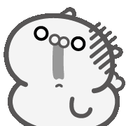 Kawai 驚訝 Sticker