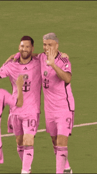 High Five Lionel Messi GIF by Major League Soccer