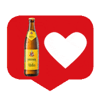 Beer Love Sticker by Privatbrauerei Stöttner