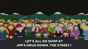 stan marsh crowd GIF by South Park 