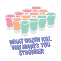 Drink Shots Sticker by The Chupitos Bar