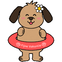 Dog Swimming Sticker by boediva