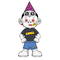 Chill Out Sticker by Zhot