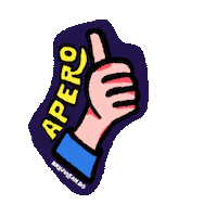 brujuleando good thumbs up hand excellent Sticker