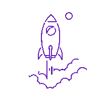 TECCompany space internet speed rocket Sticker