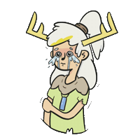 Sad Cry Sticker