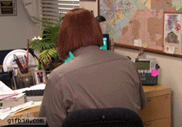 The Office Wig GIF