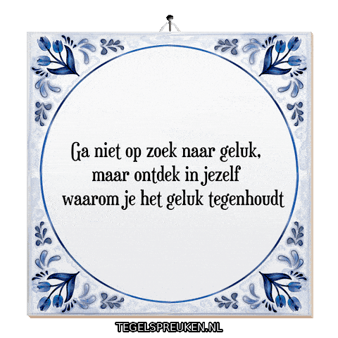 Humor Wijsheid Sticker by Tegelspreuken.nl