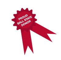 Proud Indiana Hoosiers Sticker by Ball State University