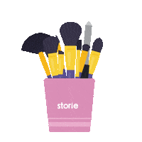 Make Up Brush Sticker by Storie Indonesia